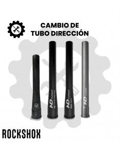 Substitución del tubo de dirección