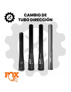 Substitución del tubo de dirección